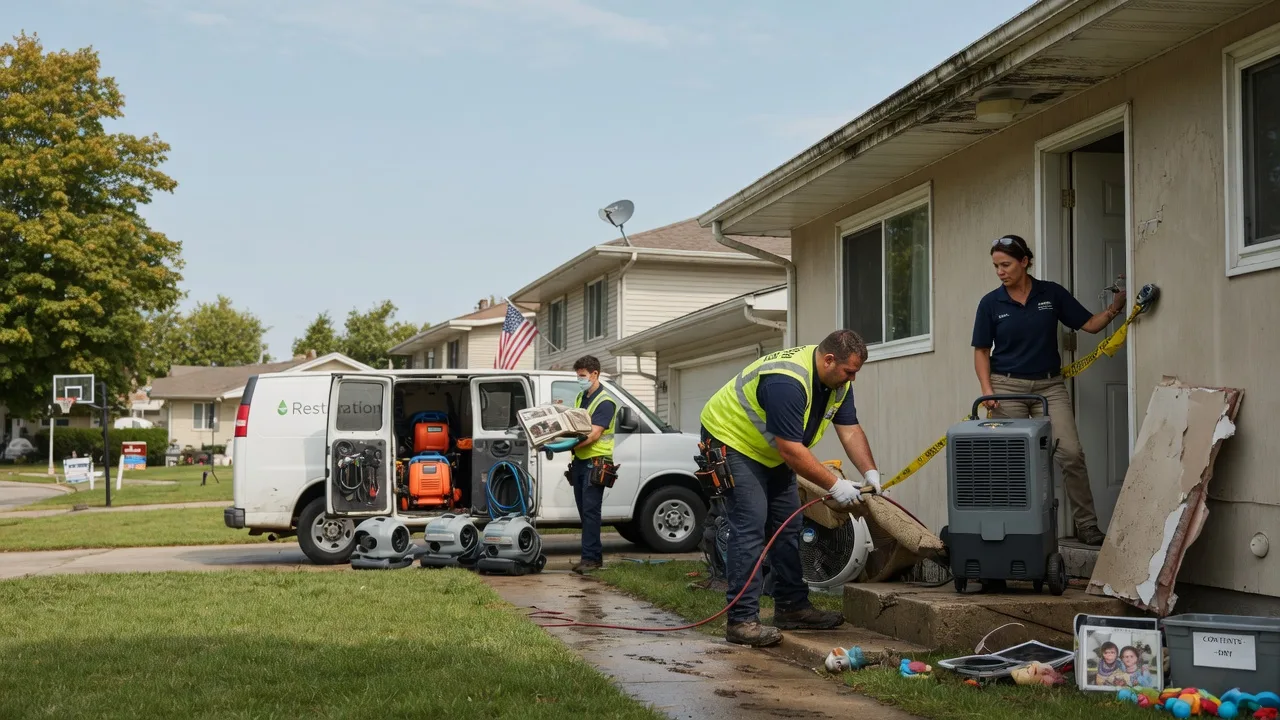 Water Damage Restoration in Lansing, WV near me